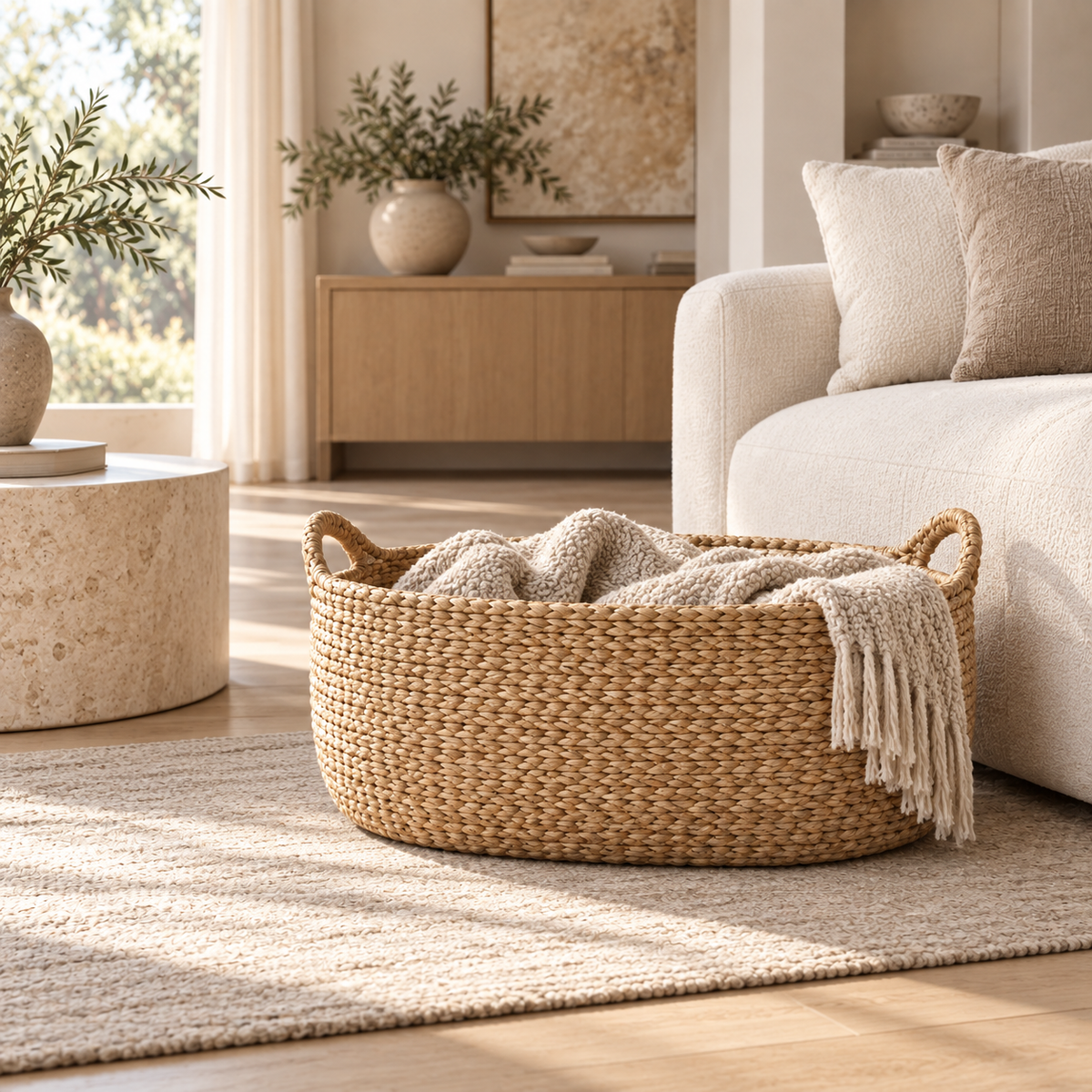 Nestovare Loom Woven Basket